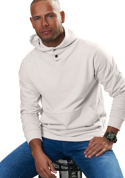 KangaROOS Hoodie, Sweatshirt mit Rundhals und Kapuze, Baumwollmischung