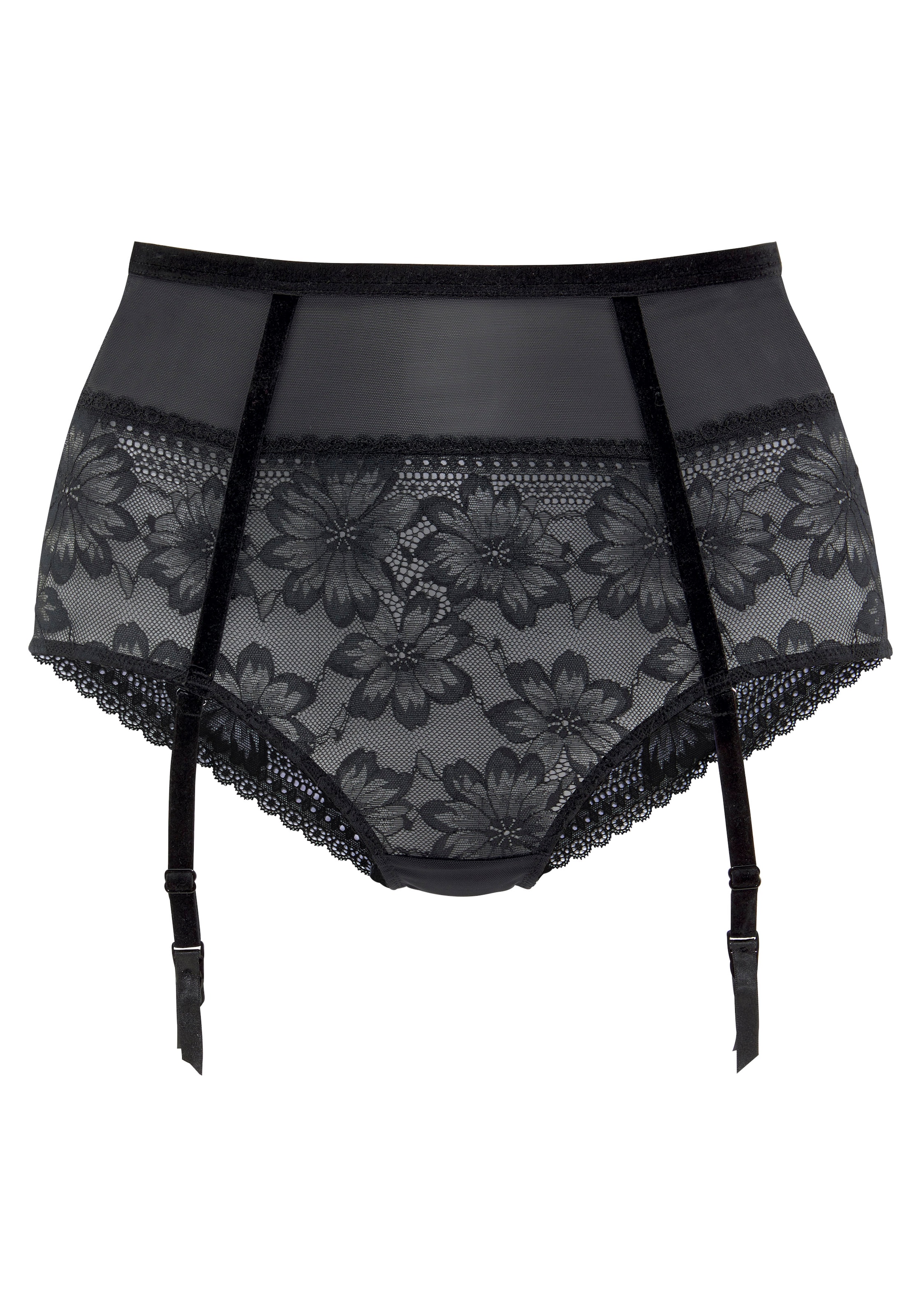 petite fleur goldfarben High-Waist-Slip »Seduction«, mit abnehmbaren Strapsen