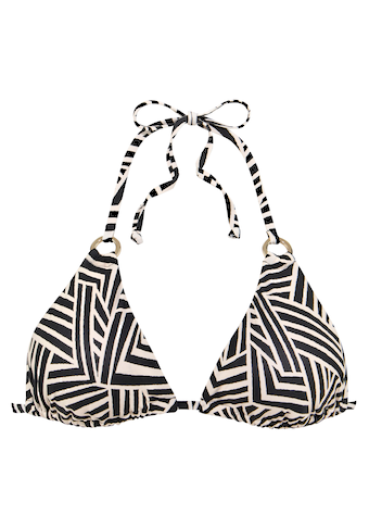 LASCANA Triangel-Bikini-Top »Cleo«, mit geometrischem Druck