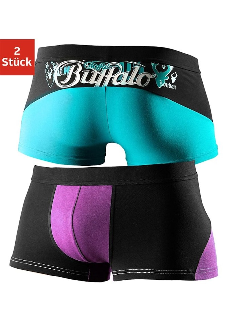 Buffalo Hipster, (Packung, 2 St.), mit Color Blocking