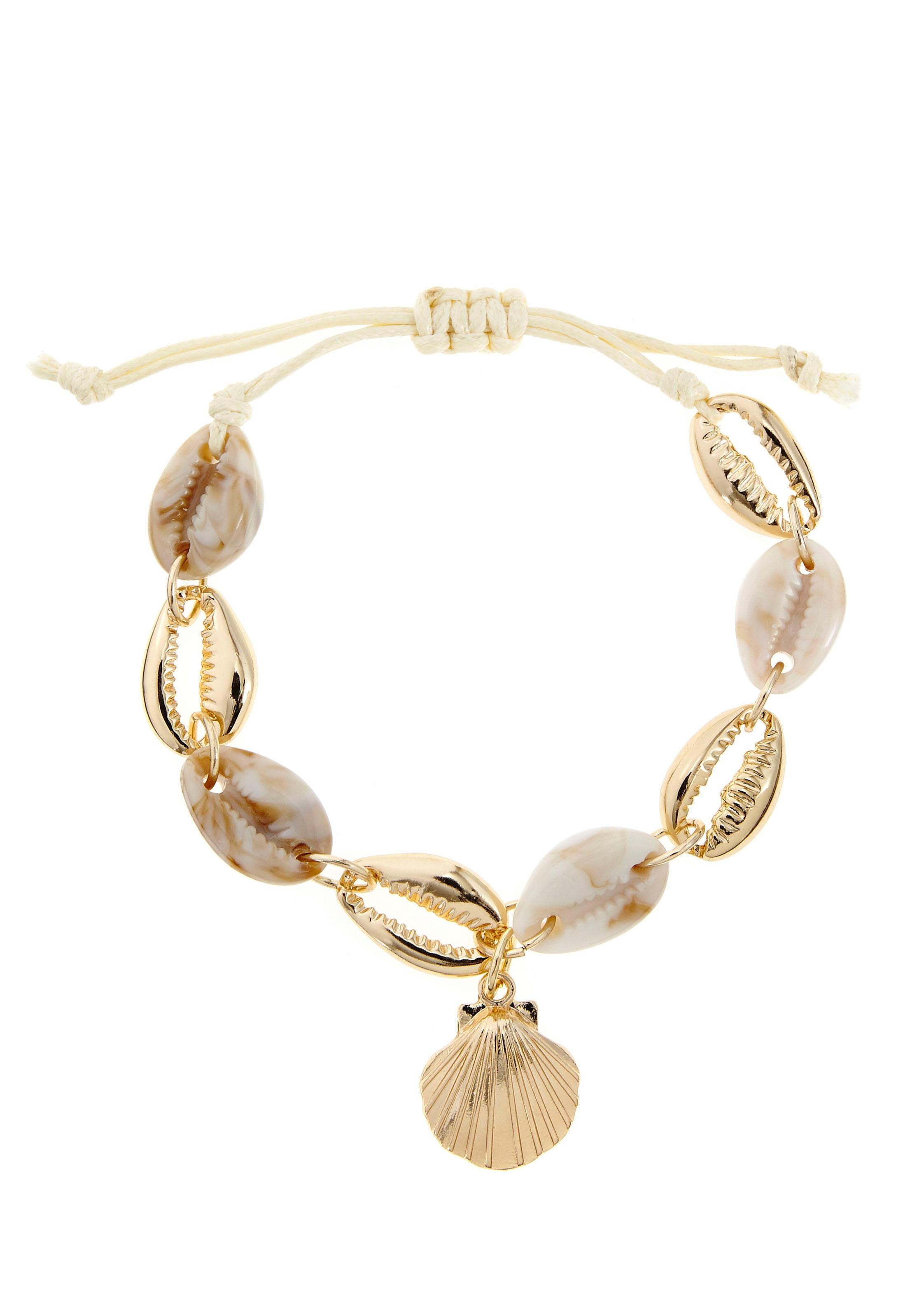 Image of LASCANA Fusskette mit Anhänger, und Muschel-Imitaten