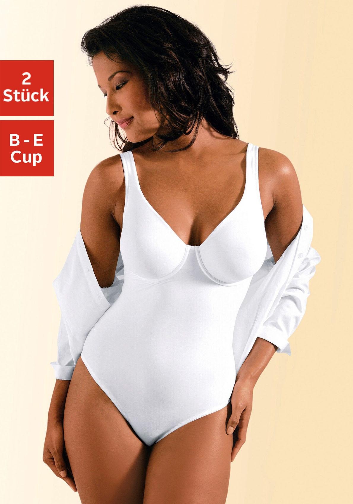 Image of Nuance T-Shirt-Body, (2er-Pack), mit Bügel, Basic Dessous