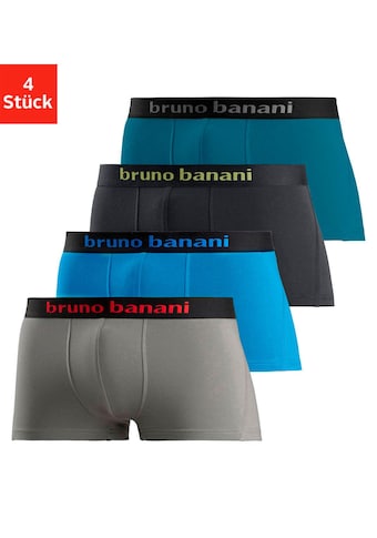 Bruno Banani Hipster, (Packung, 4er-Pack), Mit Logo Webbund