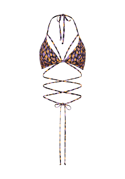 LSCN by LASCANA Triangel-Bikini-Top »Lavista«, mit langem Bindeband