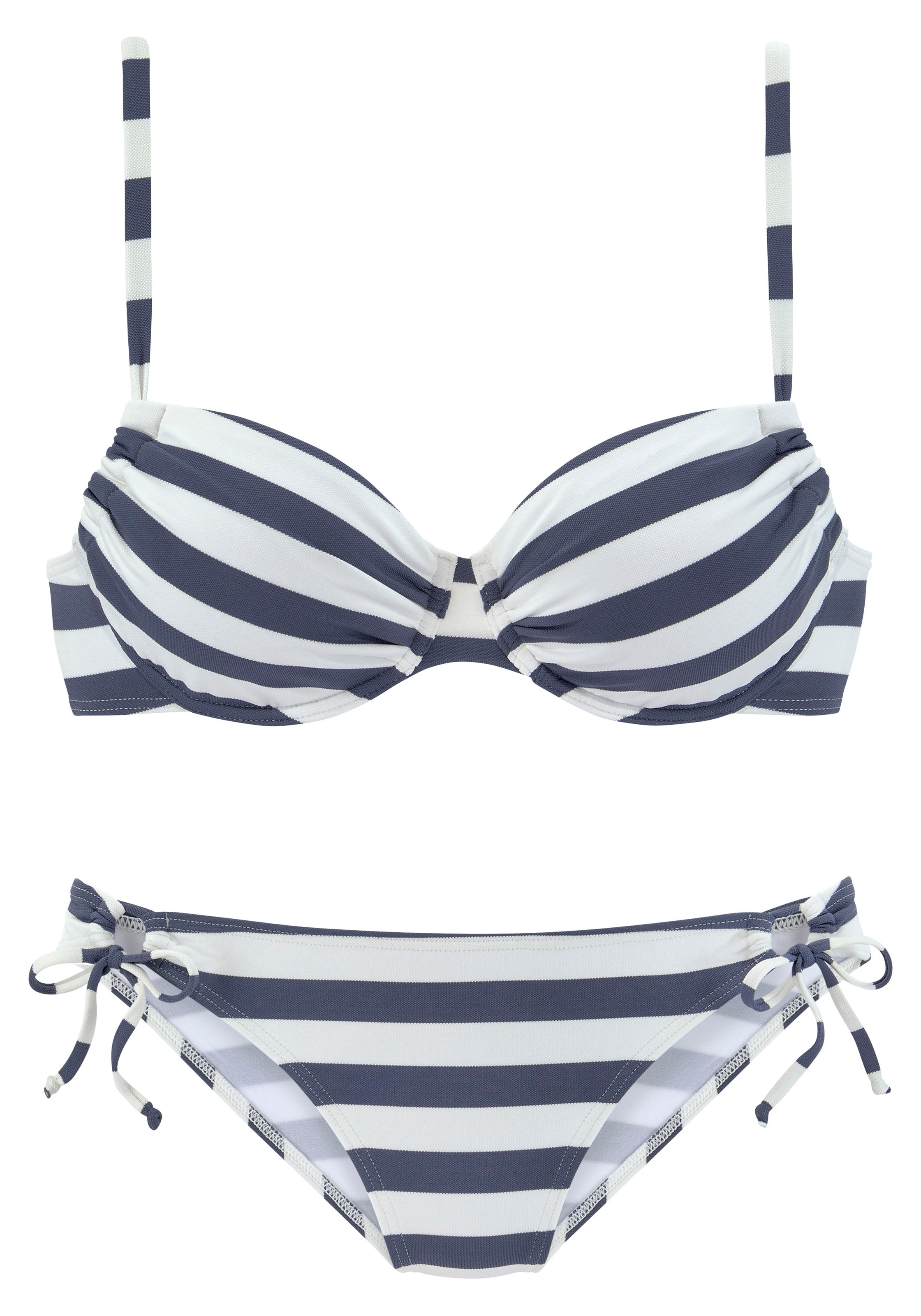 Bustier-Bikini, Beach Venice online kaufen » mit Unterwäsche Lingerie LASCANA gewebten & Bademode, | Streifen
