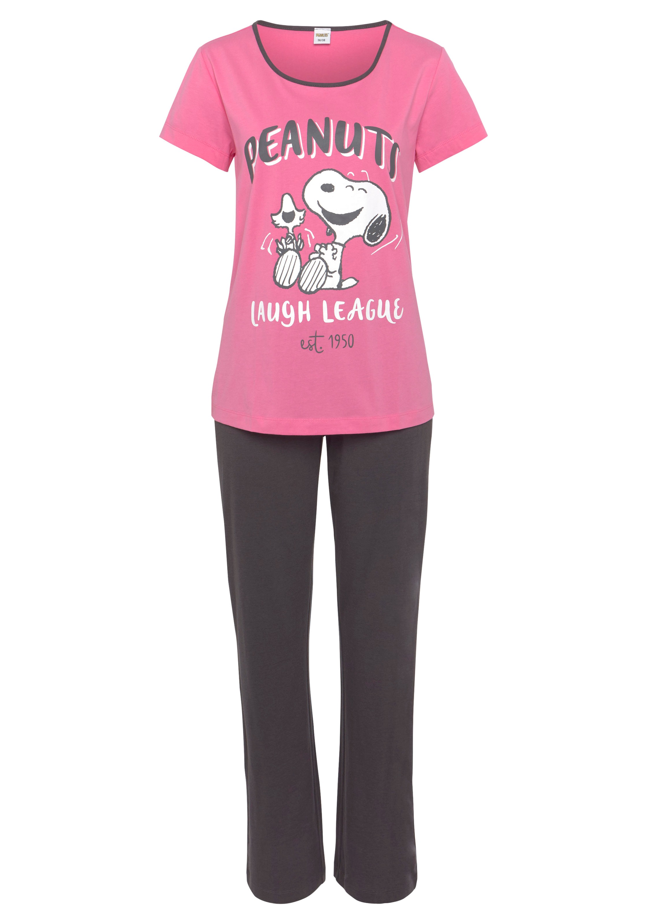 Peanuts Pyjama, (2 tlg.), mit Snoopy Druck