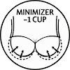 Triumph Minimizer-BH »Urban Minimizer W«, mit Bügel, mit nahtlosen Cups, Basic Dessous