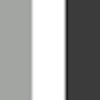 weiss + schwarz + grau-meliert