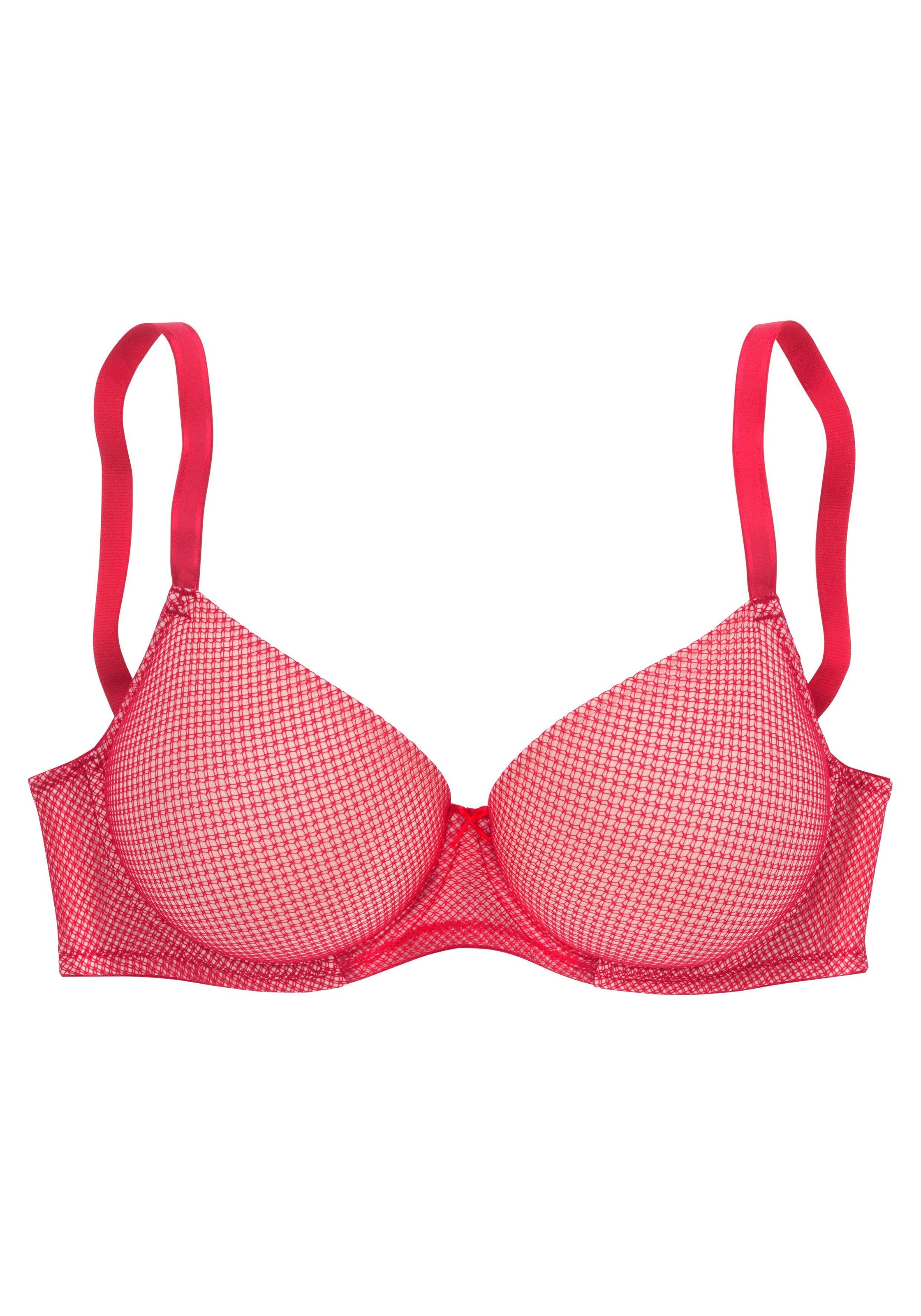 perfekt Kleidung LASCANA » weisser Lingerie »Invisible Unterwäsche Pink«, mit | Bademode, & Spacer-Schalen, kaufen Schalen-BH LASCANA online unter