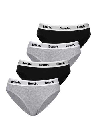 Bench. Bikinislip, (4 St.), mit weichem Logo-Webbündchen