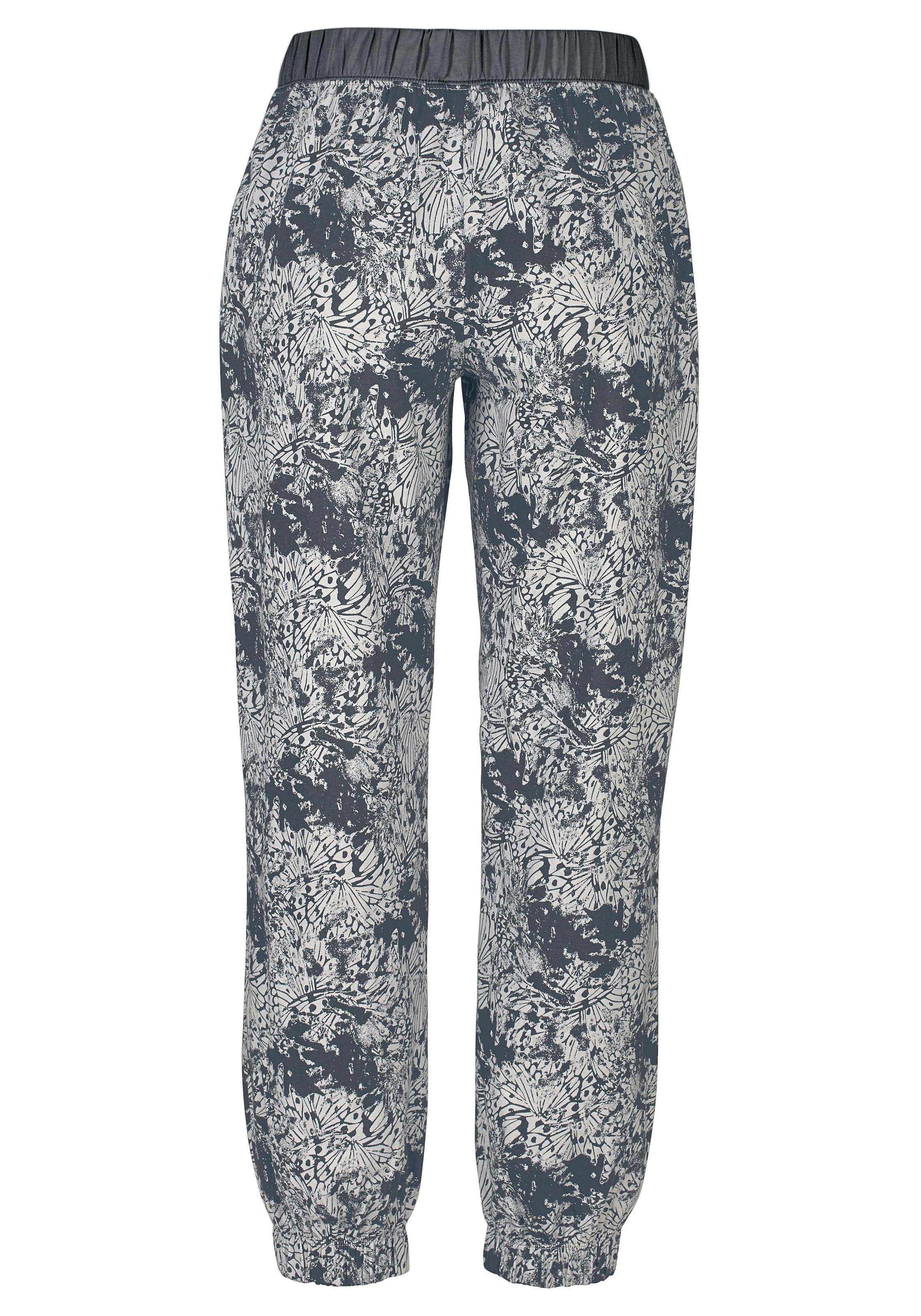 Buffalo Pyjama, (2 Langarmshirt » Bademode, Stück), | LASCANA & mit tlg., online Unterwäsche 1 gemusterter Hose passendem Lingerie und kaufen
